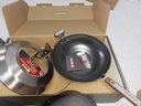 康巴赫（KBH）鐵鍋 聚能鑄鐵氮化抗銹炒鍋健康無(wú)涂層家用炒菜鍋燃氣電磁爐通用 曬單實(shí)拍圖
