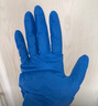 英科醫療（INTCO）一次性丁腈手套中碼100只加厚耐用廚房餐飲食品家務(wù)清潔工業(yè)藍色4 曬單實(shí)拍圖