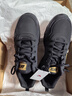 安踏男鞋運動(dòng)鞋男秋冬季新款輕便男士鞋跑步鞋皮面防水保暖旅游戶(hù)外鞋 (皮面防水保暖)黑/金屬金 42 (美碼8.5碼) 曬單實(shí)拍圖