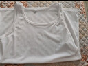 春秋吊帶背心女士大碼顯瘦外穿西裝內搭打底衫無(wú)袖百搭上衣女 【單件】白色 L 【96-110斤】 曬單實(shí)拍圖