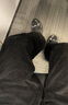 優(yōu)衣庫男裝女裝燈芯絨舒適九分褲/長(cháng)褲休閑褲25新款479137 09 黑色 S 曬單實(shí)拍圖