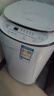 榮事達迷你洗衣機 全自動(dòng)小型嬰兒兒童寶寶內衣波輪洗衣機 帶甩干烘干洗脫一體 國補6KG洗脫容量白色【洗烘一體】 曬單實(shí)拍圖