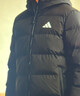 adidas 600蓬休閑保暖鴨絨連帽羽絨服男裝秋冬阿迪達斯官方輕運動(dòng) 黑色   3XL 曬單實(shí)拍圖