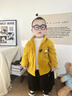 多嘻?？型r衫可愛(ài)春秋外套童裝寶寶長(cháng)袖滿(mǎn)月衣服 萌寵-黃 100 曬單實(shí)拍圖