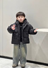 G.duck小黃鴨童裝男童羽絨棉服冬季加厚2025新款兒童棉衣冬裝男寶寶棉襖 黑色 140 建議9~10歲【130-140cm】cm 曬單實(shí)拍圖