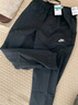 耐克（NIKE）男運動(dòng)褲 春秋款 梭織束腳休閑褲 舒適百搭 DD5311-010 黑 2XL 曬單實(shí)拍圖