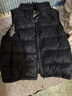 鴨鴨兒童羽絨馬甲冬季新款男童女童校服神器加絨保暖時(shí)尚羽絨內膽 黑色 120 曬單實(shí)拍圖