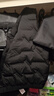 吉普（JEEP）羽絨馬甲男冬季加厚保暖外套男士休閑背心衣服男裝 黑色 4XL  曬單實(shí)拍圖