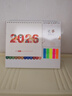 法拉蒙2026年臺歷創(chuàng  )意簡(jiǎn)約便簽筆筒月歷辦公桌面擺件小清新日歷本大格子記事工作記錄本定制 歲歲喜樂(lè ) 曬單實(shí)拍圖