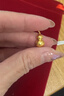 周大生黃金吊墜足金999葫蘆掛墜配頸繩古韻福祿吉祥福運送女友生日禮物 黃金葫蘆吊墜-【配頸繩,絨布袋包裝】 5.03g 曬單實(shí)拍圖