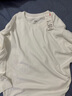優(yōu)衣庫男女裝柔軟圓領(lǐng)T恤長(cháng)袖純色純棉休閑上衣打底469940 460319 469940/00白色 M 曬單實(shí)拍圖