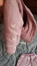 babylove寶寶夾棉套裝冬季純棉護肚保暖睡衣夾棉加厚家居服兩件套 蝶紫 100 曬單實(shí)拍圖