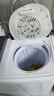 志高洗衣機半自動(dòng)雙桶雙缸家用大容量小型租房宿舍波輪脫水甩干兩用雙杠省電老式強動(dòng)力易操作以舊換新 28.5公斤【洗20KG+ 脫8.5KG】可洗床單 曬單實(shí)拍圖