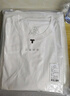 拇指白小T李乃文同款二代長(cháng)袖T恤男秋季純棉純色百搭打底衫 皓白 L 曬單實(shí)拍圖