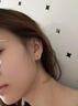 芯奢純銀999足銀耳環(huán)女士高級養耳洞耳釘女素圈愛(ài)心耳圈女耳扣2025新 999足銀耳環(huán)一對 曬單實(shí)拍圖