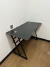 初學(xué)者  電腦桌臺式家用電競桌椅套裝辦公桌簡(jiǎn)約書(shū)桌游戲桌書(shū)房寫(xiě)字桌子 子夜黑120*60-電競紋路 曬單實(shí)拍圖