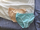 愛(ài)莎內褲女 2條盒裝 萊卡彈力棉質(zhì)舒適透氣簡(jiǎn)約純色中腰女士三角內褲 隨機混色盒裝 2條 L (160/85) 曬單實(shí)拍圖