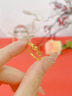 中國黃金（CHINA GOLD）黃金戒指女士足金星星純金戒指生日圣誕節平安夜送女友老婆 足金星星戒指約1.6g 曬單實(shí)拍圖