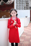 巴拉巴拉童裝兒童連衣裙女童拜年服2025年新款春裝新中式紅色裙子吉祥好運(yùn) 中國紅60611 130 曬單實(shí)拍圖