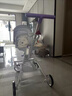 哈秀C1遛娃神器【新品】可坐可躺嬰兒推車(chē)高景觀(guān)折疊可登機雙向手推車(chē) C1炫彩+涼席 曬單實(shí)拍圖