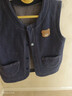 麥拉貝拉嬰幼兒棉牛仔馬甲寶寶春秋外穿小坎肩背心開(kāi)衫上衣新款 牛仔藍 100 曬單實(shí)拍圖