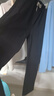 nasawassup休閑褲男秋冬季寬松直筒長(cháng)褲潮牌垂感加肥加大碼男生加絨運動(dòng)褲子 黑色 【冬季加絨款】 3XL 【建議175-190斤】 曬單實(shí)拍圖