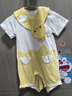 巴拉巴拉巴拉巴拉嬰兒衣服男童連體衣女寶寶哈衣爬服夏裝可愛(ài)趣味造型時(shí)髦 淺黃30005 80cm 曬單實(shí)拍圖