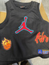 NIKE JORDAN耐克AJ童裝男童籃球背心夏季透氣兒童無(wú)袖T恤運動(dòng)上衣 正黑色 110 /52 【建議身高98-104cm】 曬單實(shí)拍圖