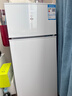 HYUNDAI（韓國現代） 小冰箱 冰箱小型雙開(kāi)門(mén) 迷你雙門(mén)家用宿舍租房冷藏冷凍電冰箱節能省電 100L白【一級能效+租房必備】 曬單實(shí)拍圖