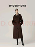 MOSIIMORII【普林斯頓】復古美拉德色系廓形秋冬季小個(gè)子中長(cháng)款女士毛呢大衣 熔巖棕 XS 推薦150-160 曬單實(shí)拍圖