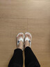 俞兆林（YUZHAOLIN）人字拖男女沙灘鞋涼拖鞋外穿夾趾拖 YE408 白色 40/41 曬單實(shí)拍圖