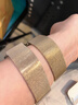 Apple/蘋(píng)果 42毫米 金色米蘭尼斯表帶 適用42毫米的S11/10 蘋(píng)果表帶 曬單實(shí)拍圖