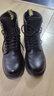 駱駝（CAMEL）牛皮增高厚底經(jīng)典潮流復古高幫馬丁靴男 G15W136027 黑色 42 曬單實(shí)拍圖