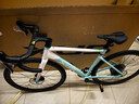喜德盛公路自行車(chē)2025款AD350碳纖前叉座管功率計齒盤(pán)鋁合金超輕氣動(dòng) 流光青 540mm（適合身高175-185cm） 曬單實(shí)拍圖