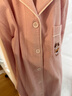 蔓秋 MEJU秋季新品情侶睡衣純棉磨毛絨布高級刺繡家居服全棉長(cháng)袖套裝 粉色 2XL 男士200斤以?xún)?女士160斤以?xún)?曬單實(shí)拍圖