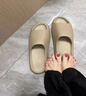 一方通行拖鞋男夏天拖鞋女家居鞋居家鞋情侶EVA拖鞋涼拖鞋男一字 咖啡色 40 【/41碼】通用 曬單實(shí)拍圖
