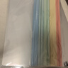 得力(deli)彩色水滴桿抽桿夾10只裝 A4/10mm文件夾拉桿夾學(xué)生試卷夾資料冊 PP610 曬單實(shí)拍圖