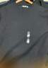 優(yōu)衣庫男女裝大師T AIRism寬松圓領(lǐng)T恤五分袖短袖475355 465185 475355/09黑色 M 曬單實(shí)拍圖