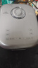 美的（Midea）電飯煲 花瓣IH 3-4-5-6人0涂層低壓電飯鍋 無(wú)涂層 家用316不銹鋼內膽小米粥智能多功能 【316不銹鋼0涂層內膽】MB-40HB2 4L 曬單實(shí)拍圖