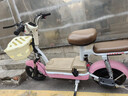 鳳凰（Phoenix）電動(dòng)車(chē)新款女生小型輕便新國標電動(dòng)自行車(chē)成人電瓶車(chē)雙人代步通勤長(cháng)續航電單車(chē)兩輪助力車(chē) 櫻花粉【全國聯(lián)保 終身保障】 【鉛酸】12A載能-助力續航65公里 曬單實(shí)拍圖