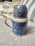 德化陶瓷悶茶壺 陶瓷內膽小暖壺悶泡壺中式復古暖水壺泡茶燜茶壺千里江山 青花 0.5L 0.5L 曬單實(shí)拍圖