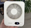 名創(chuàng  )優(yōu)品（MINISO）【25年新品】風(fēng)寶桌面風(fēng)扇小型電風(fēng)扇迷你小風(fēng)扇辦公室桌上學(xué)生宿舍床上便攜式無(wú)線(xiàn)床頭靜音電扇 【摩卡棕Pro】100檔風(fēng)力|1200mAh 48小時(shí)續航|頂配降噪 曬單實(shí)拍圖