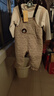 巴拉巴拉寶寶秋冬男童套裝背帶褲兩件套簡(jiǎn)約休閑洋氣時(shí)尚可愛(ài)萌趣 白咖色調00415 100 曬單實(shí)拍圖