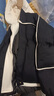 WHIM NASA羽絨棉服男女情侶款假兩件外套冬季新款寬松潮流學(xué)生棉衣加厚棉襖 黑色 M (125-140斤) 曬單實(shí)拍圖