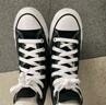 匡威（Converse）官方All Star經(jīng)典帆布男女高幫休閑運動(dòng)鞋黑色101010 101010/黑色 42.5 曬單實(shí)拍圖