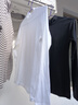 無(wú)印良品（MUJI）女式 起毛羅紋編織半高領(lǐng)長(cháng)袖T恤 上衣打底衫女款內搭春秋女裝 白色 5A M （160/84A） 曬單實(shí)拍圖