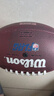 威爾勝（Wilson）官方正品橄欖球NFL新款DUKE復刻版耐用耐磨PU標準橄欖球比賽訓練 9號 【NFL FLAG-成人專(zhuān)用】 曬單實(shí)拍圖