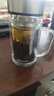 領(lǐng)臣（LINGCHEN）茶杯雙層玻璃水杯大容量泡茶杯子帶把手濾網(wǎng)商務(wù)辦公行政領(lǐng)導男士 曬單實(shí)拍圖