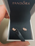 潘多拉（PANDORA）[圣誕禮物]閃亮永恒符號耳釘玫瑰金色精致小巧高級生日禮物送女友 曬單實(shí)拍圖