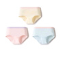 巴拉巴拉女童內褲棉小中大童三角短褲襠不夾P親膚舒適三條裝209925170004 曬單實(shí)拍圖